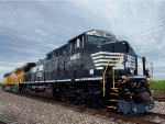 NS 4465 and UP 7163 waiting to be Test Run on The Wabtec Test Track.